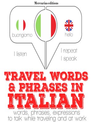 cover image of Travel Words and Phrases in Italian